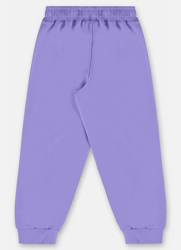 Up Baby - Calça Moletom Menina Roxo 2