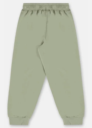 Up Baby - Calça Moletom Menina Verde - UP BABY