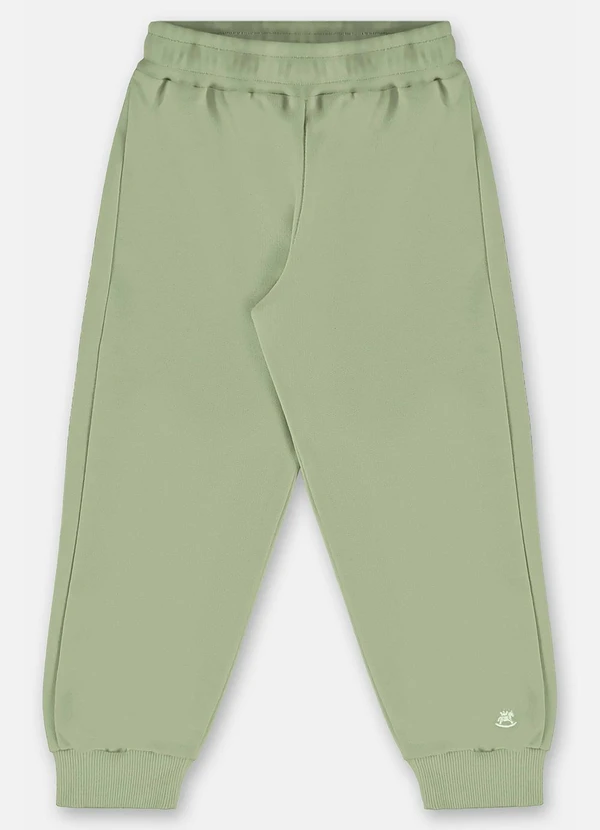 Up Baby - Calça Moletom Menina Verde