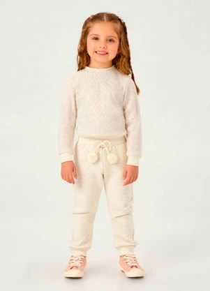 Pulla Bulla - Calça Moletom Natural - PULLA BULLA