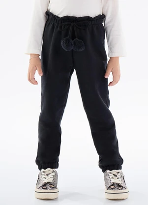 Pulla Bulla - Calca Moletom Preto - PULLA BULLA