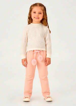 Pulla Bulla - Calça Moletom Rosa - PULLA BULLA
