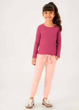 Pulla Bulla - Calça Moletom Rosa - PULLA BULLA