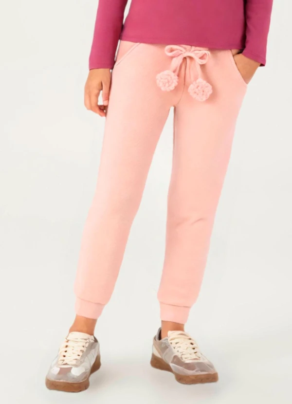 Pulla Bulla - Calça Moletom Rosa