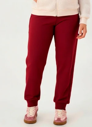 Pulla Bulla - Calça Moletom Vermelho - PULLA BULLA