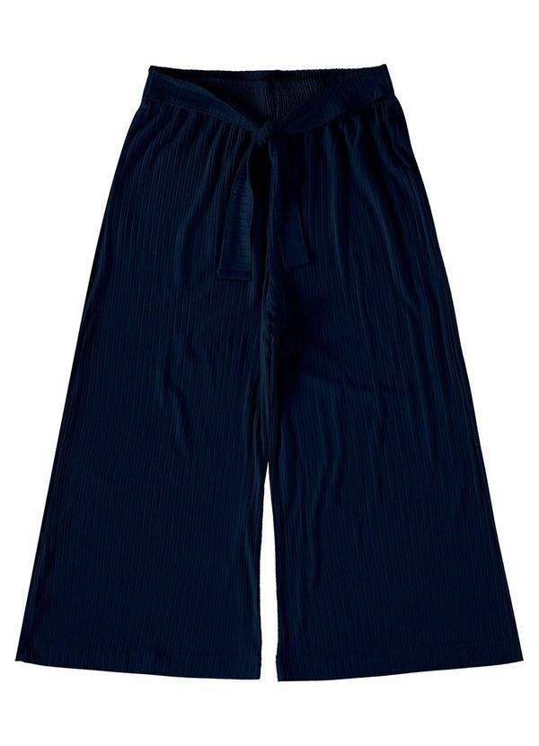Rovi Kids - Calça Pantacourt Infantil Azul