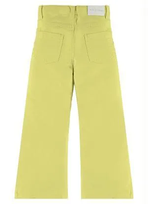 Up Baby - Calça Sarja Infantil Menina Amarelo - UP BABY