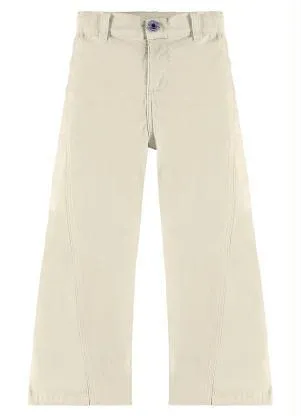 Up Baby - Calça Sarja Infantil Menina Bege - UP BABY