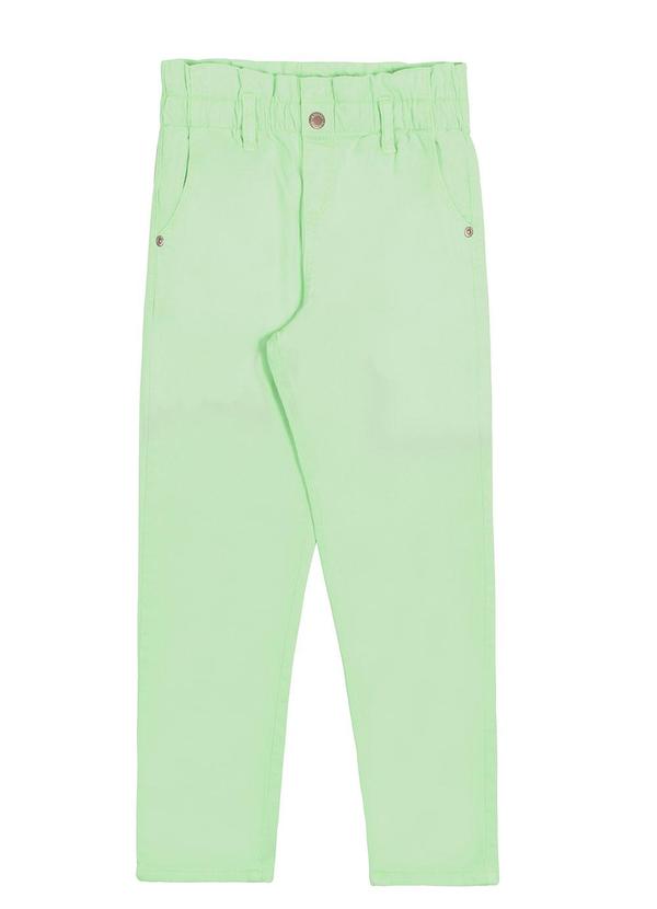 Alakazoo - Calça Sarja Infantil Menina Mommy Verde