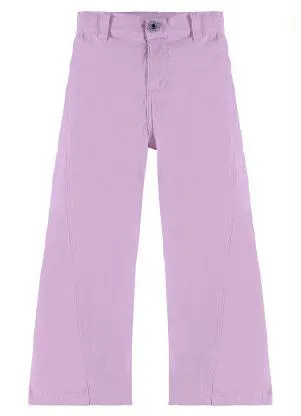 Up Baby - Calça Sarja Infantil Menina Roxo - UP BABY