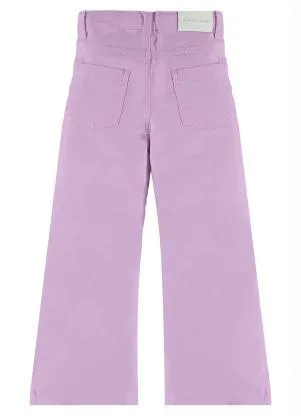 Up Baby - Calça Sarja Infantil Menina Roxo - UP BABY