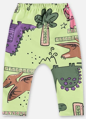 Up Baby - Calça Saruel para Bebê Menina Verde - UP BABY