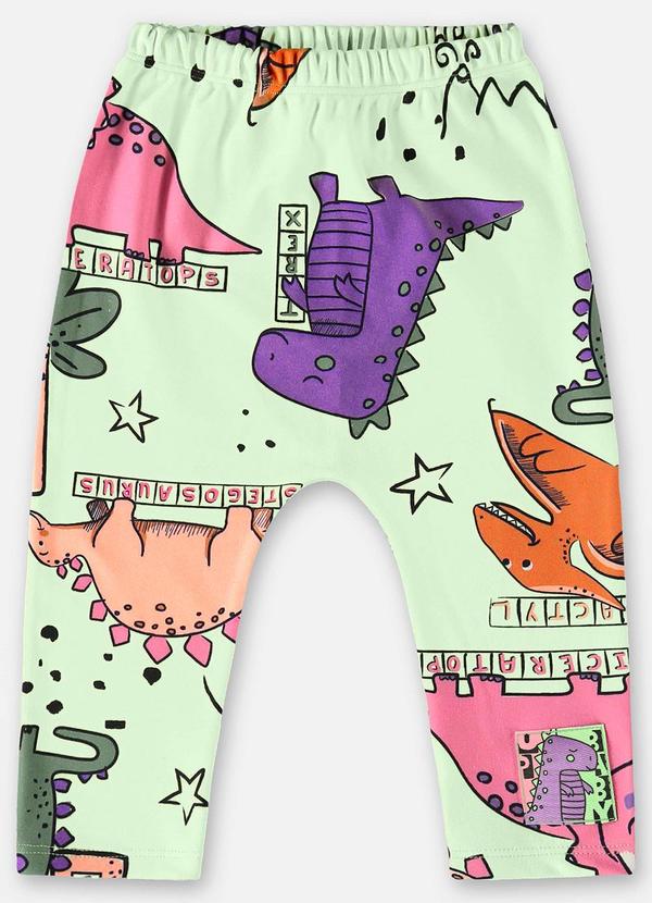 Up Baby - Calça Saruel para Bebê Menina Verde