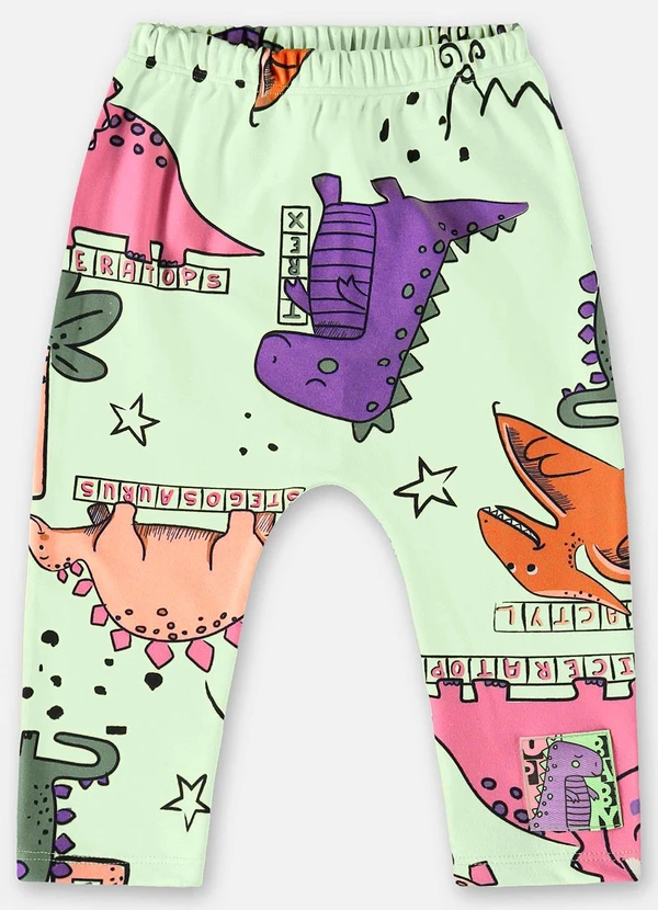 Up Baby - Calça Saruel para Bebê Menina Verde