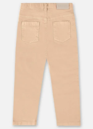 Up Baby - Calça Skinny Infantil Menina Bege - UP BABY
