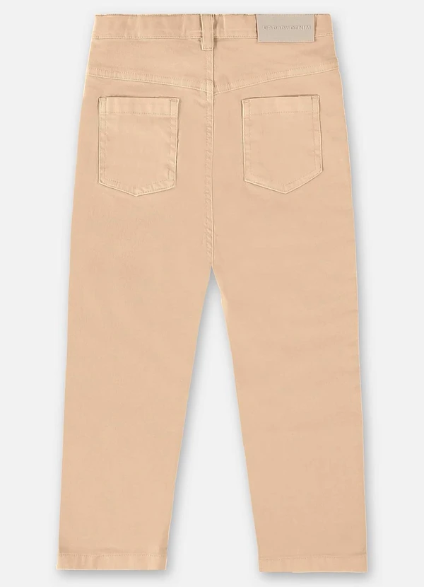 Up Baby - Calça Skinny Infantil Menina Bege 2