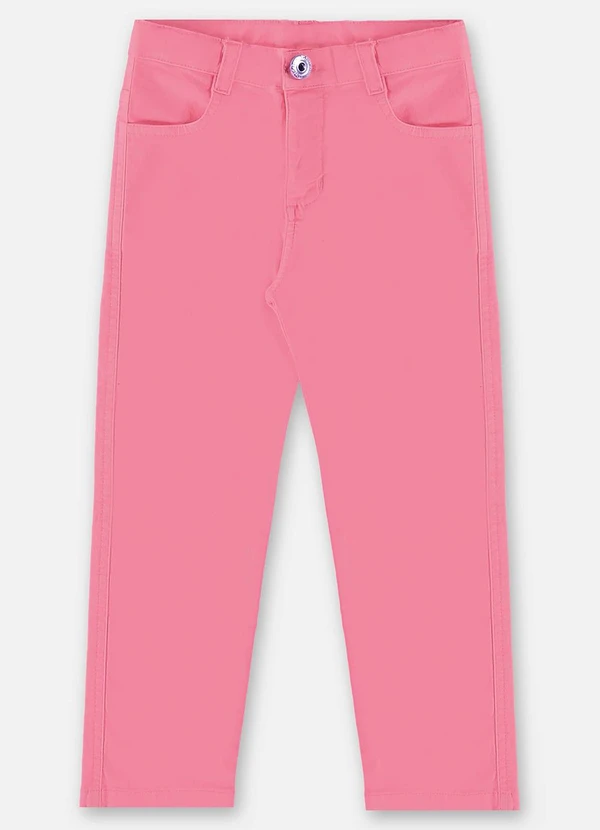 Up Baby - Calça Skinny Infantil Menina Rosa