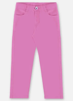 Up Baby - Calça Skinny Infantil Menina Rosa - UP BABY