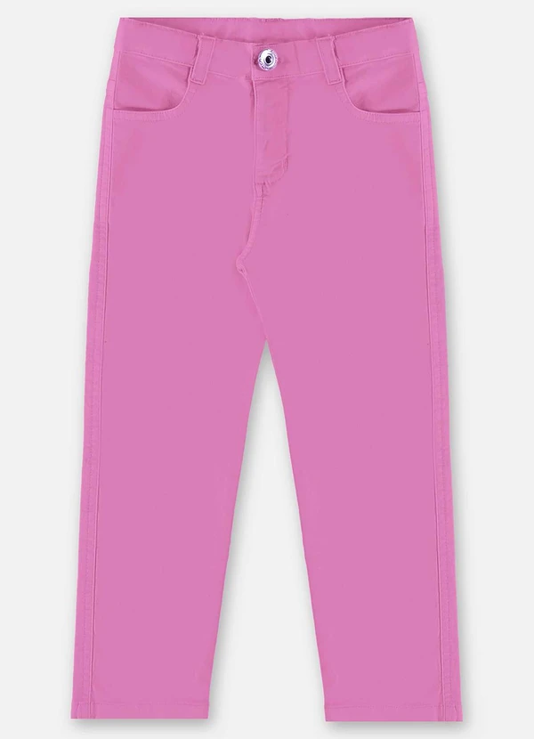 Up Baby - Calça Skinny Infantil Menina Rosa