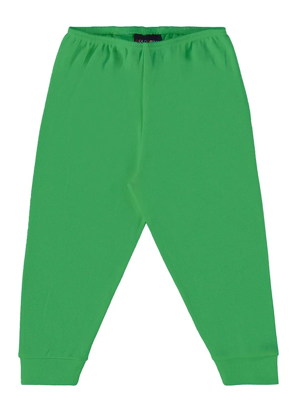 Guloseima - Calça Unissex Básica para Bebê Verde