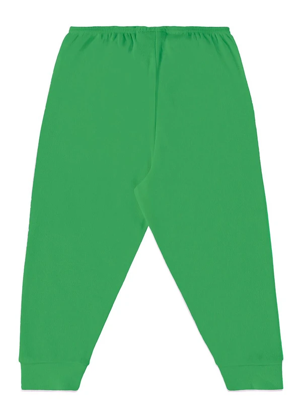 Guloseima - Calça Unissex Básica para Bebê Verde 2