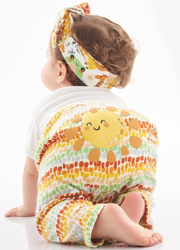 Up Baby - Calça Unissex Comfy para Bebê Amarelo 2