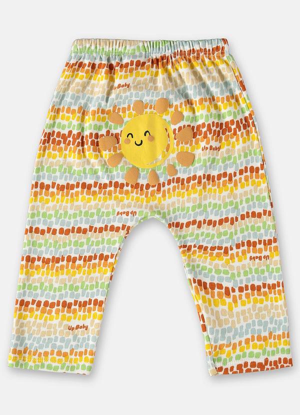 Up Baby - Calça Unissex Comfy para Bebê Amarelo 4