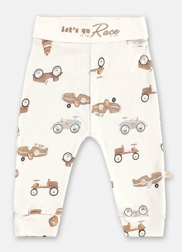 Up Baby - Calça Unissex para Bebê Bege