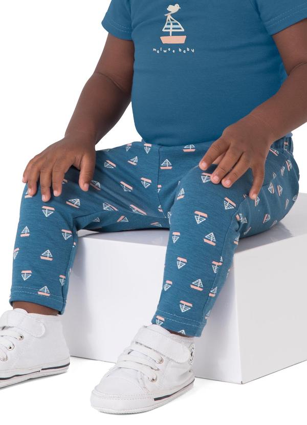 Malwee Kids - Calça Veleiro Unissex Azul Escuro 2