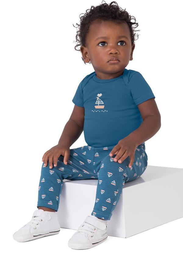 Malwee Kids - Calça Veleiro Unissex Azul Escuro 1