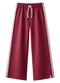 Malwee Kids - Calça Wide Leg em Cotton Areia - variação: Bordô