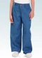 Fakini Kids - Calça Wide Leg Jeans Azul - variação: Azul