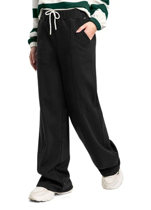 Gloss - Calça Wide Leg Juvenil Alfaiataria Preto - GLOSS