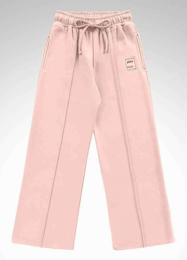 Playground - Calca Wide Leg Rosa