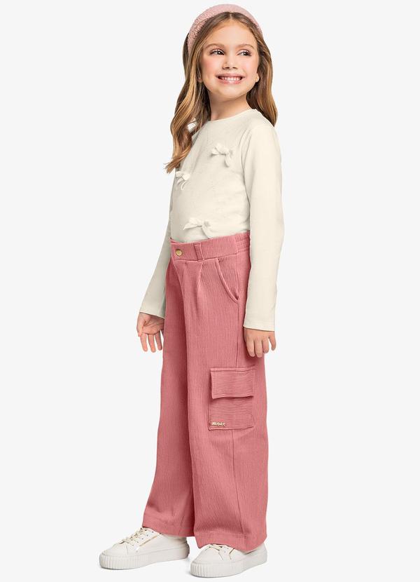 Trick Nick - Calça Wide Leg Rosa 5