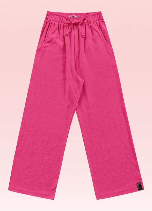 Fakini Kids - Calca Wide Rosa 1