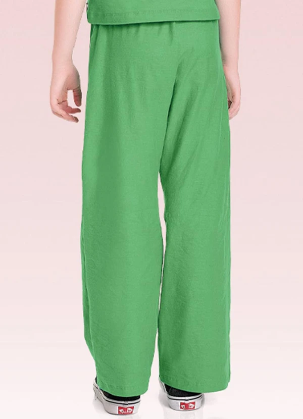 Fakini Kids - Calca Wide Verde 2