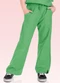 Fakini Kids - Calca Wide Verde - variação: Verde