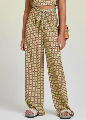 I Am - Calça Xadrez Verde - I AM