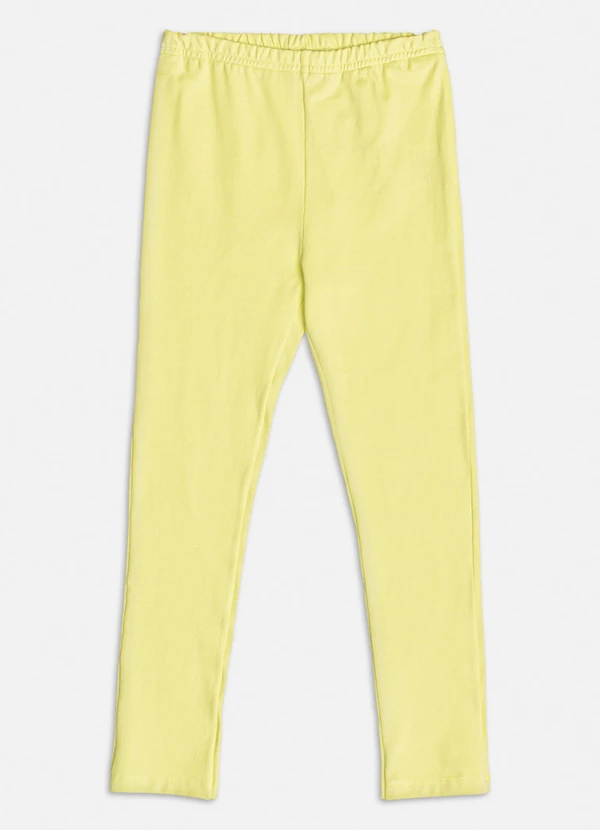 Bimbi - Legging Básica Amarelo Manteiga Amarelo