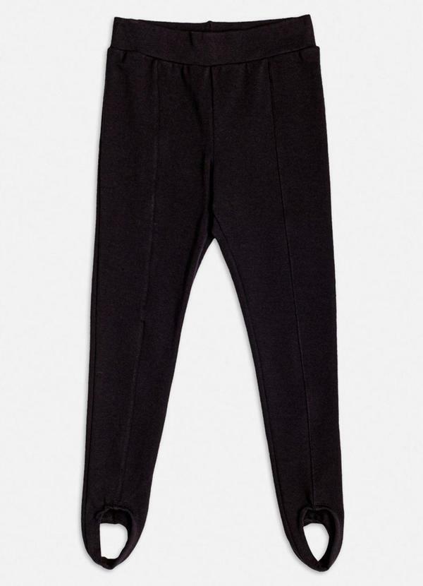 Momi - Legging de Montaria com Pézinho Preto