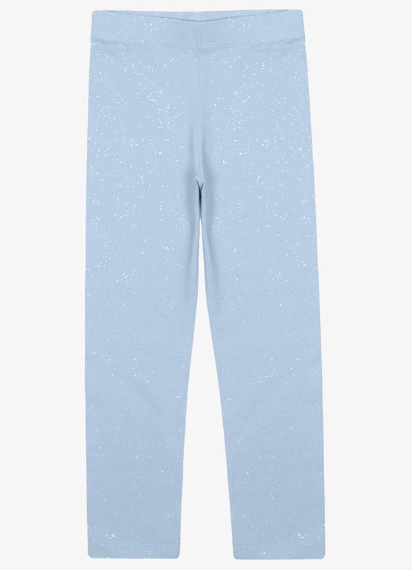 Trick Nick - Legging Infantil Cotton Glitter Azul