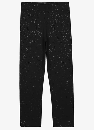 Trick Nick - Legging Infantil Cotton Glitter Preto - TRICK NICK