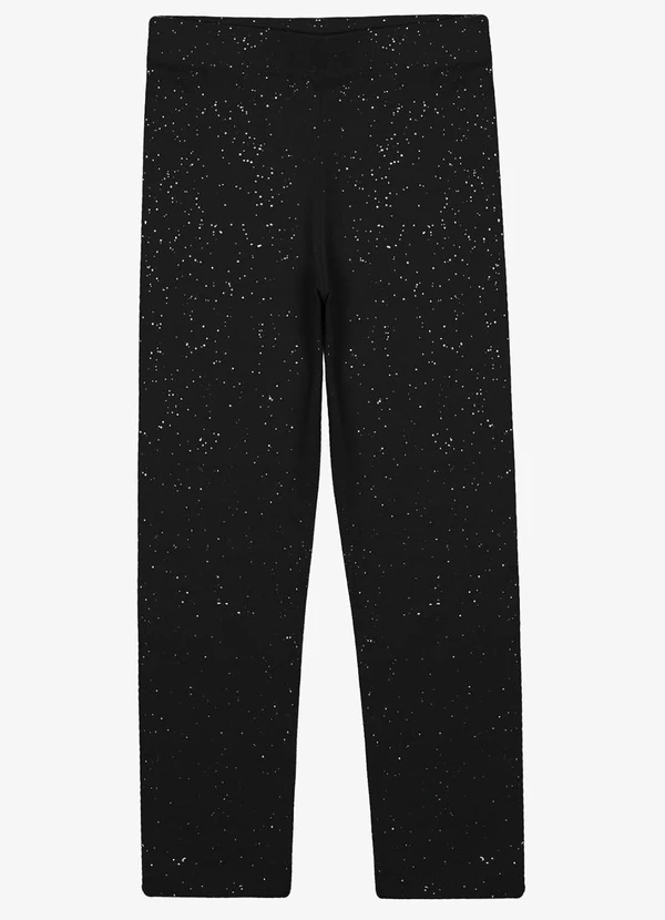 Trick Nick - Legging Infantil Cotton Glitter Preto