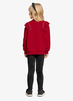 Trick Nick - Legging Infantil Veludo Preto - TRICK NICK