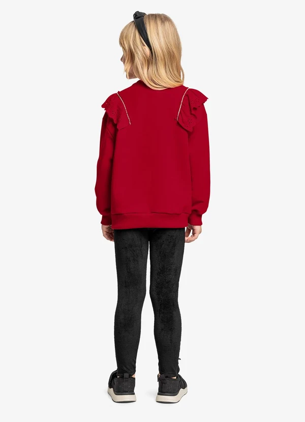 Trick Nick - Legging Infantil Veludo Preto 2