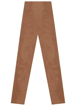 Minty - Legging Juvenil em Material Sintético Marrom - MINTY