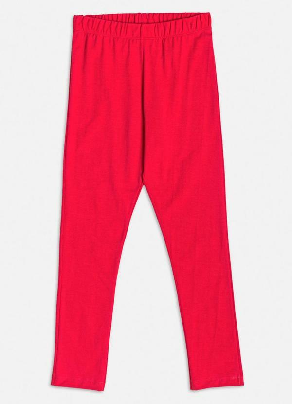 Momi - Legging Vermelha Básica Vermelho