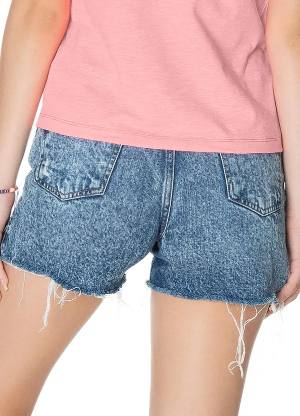 Minty - Shorts Juvenil Jeans Menina Azul 2