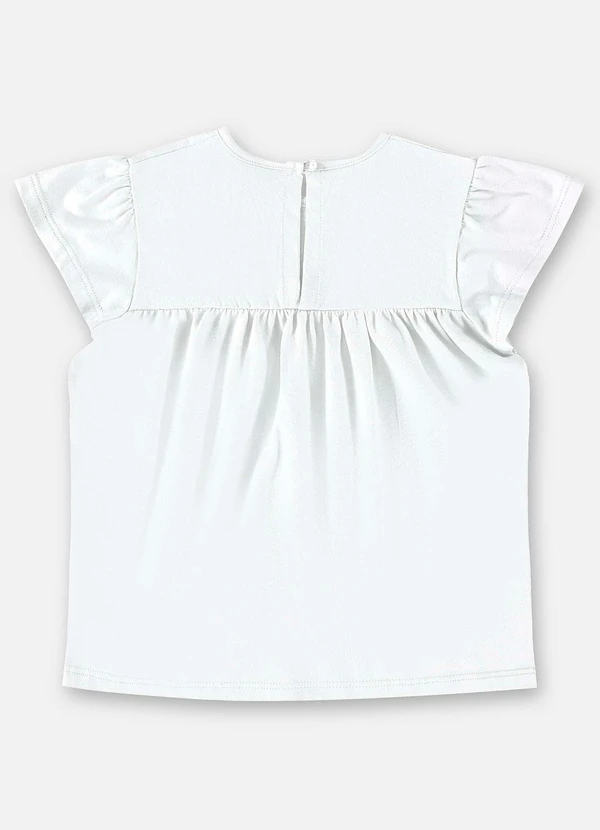 Up Baby - Bata Básica em Meia Malha Branco 2